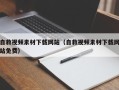 三沙自救视频素材下载网站（自救视频素材下载网站免费）