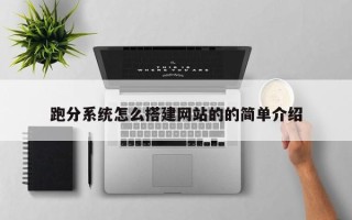 三沙跑分系统怎么搭建网站的的简单介绍